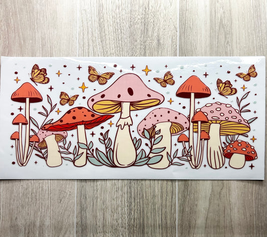 Mushrooms & Butterflies
