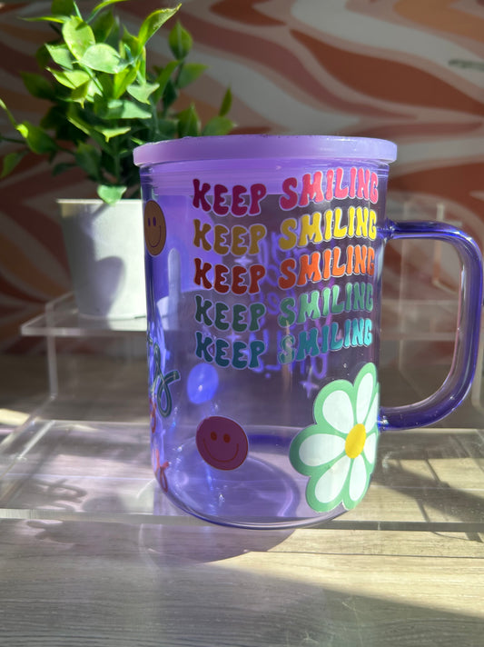 Keep Smiling Jelly Tumbler