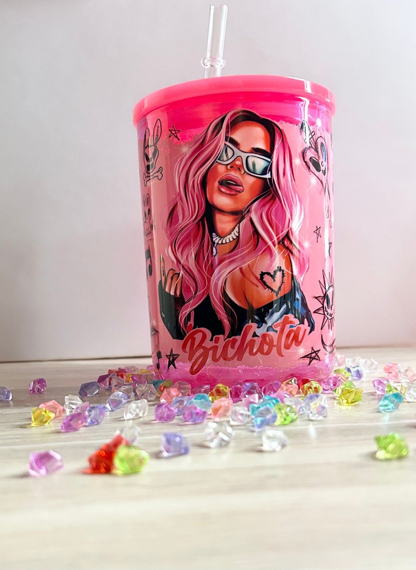 Karol G Jelly Tumbler Cup