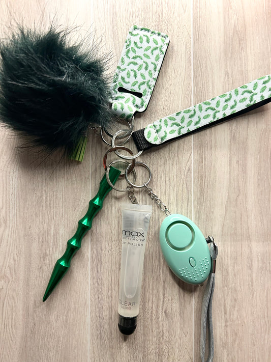Green Self Defense Keychain
