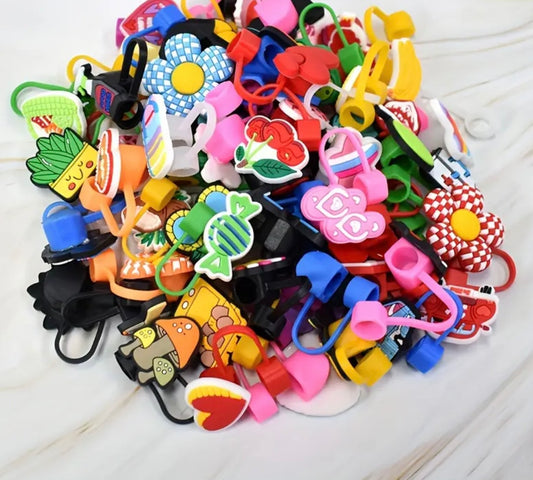 Assorted Straw Toppers