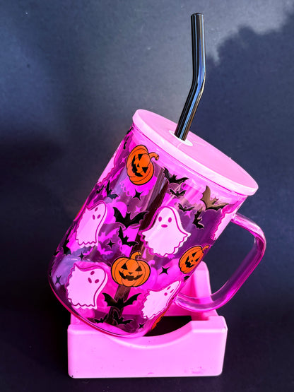 Pink Ghosts x Pumpkins