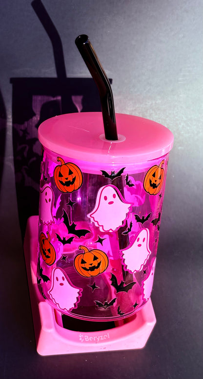 Pink Ghosts x Pumpkins