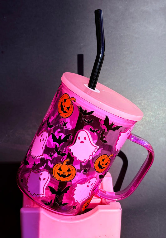 Pink Ghosts x Pumpkins
