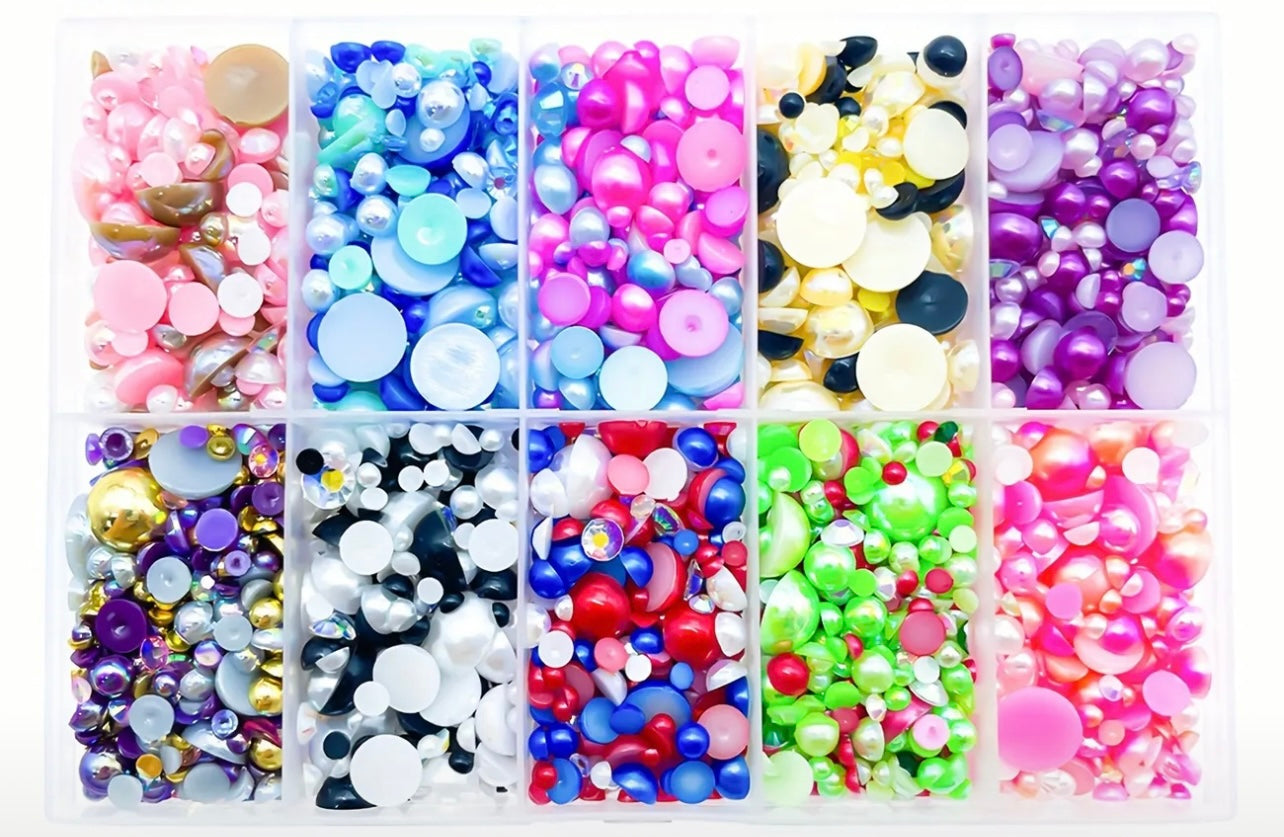 Rhinestone pearls