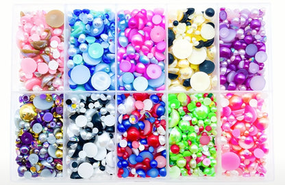 Rhinestone pearls